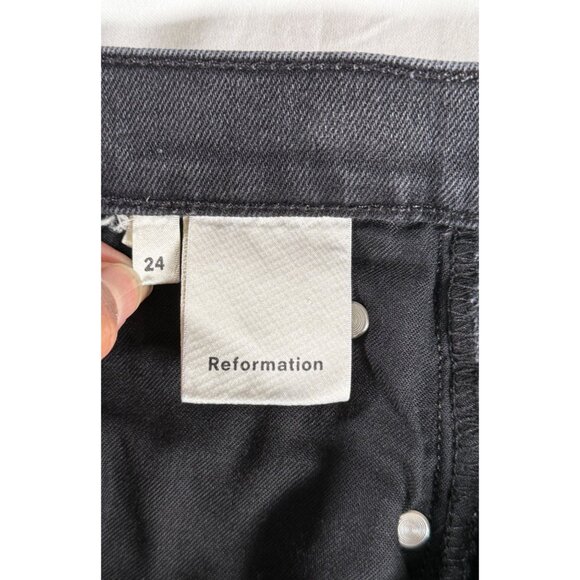 Reformation Serena High Rise Skinny Jeans in Argentine Wash - Picture 7 of 11